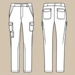 beige cargo-style pants image